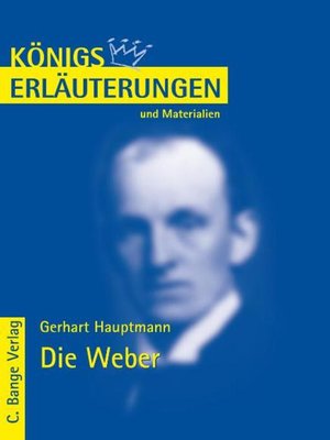 cover image of Die Weber von Gerhart Hauptmann. Textanalyse und Interpretation.